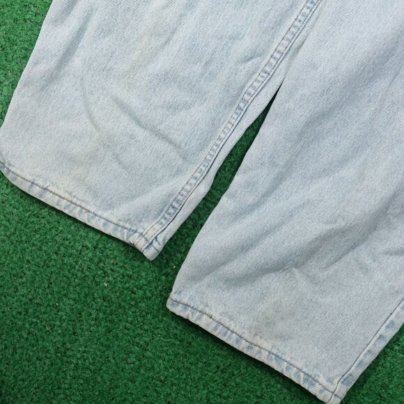 VINTAGE LEVI'S SILVERTAB LOOSE LIGHT WASH DENIM BLUE JEANS 38X30 (37X29) **READ - Picture 7 of 16